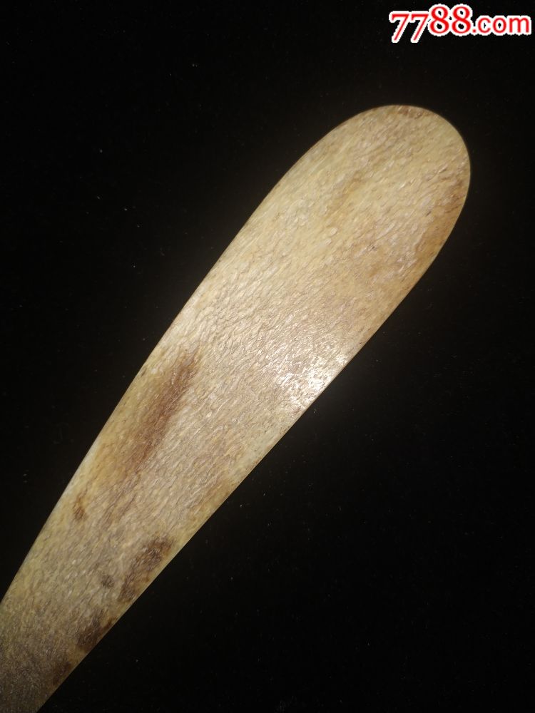 骨制品,老骨雕骨勺药勺骨片