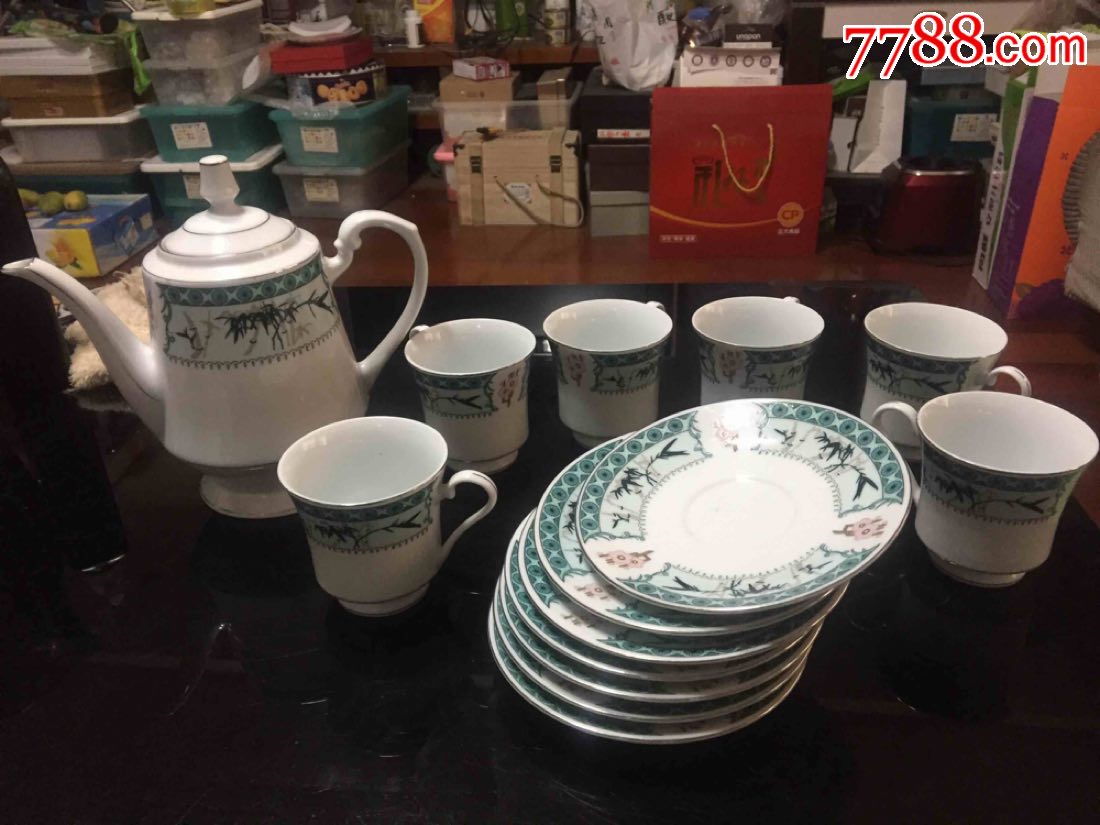 唐山白玉瓷厂14头茶具