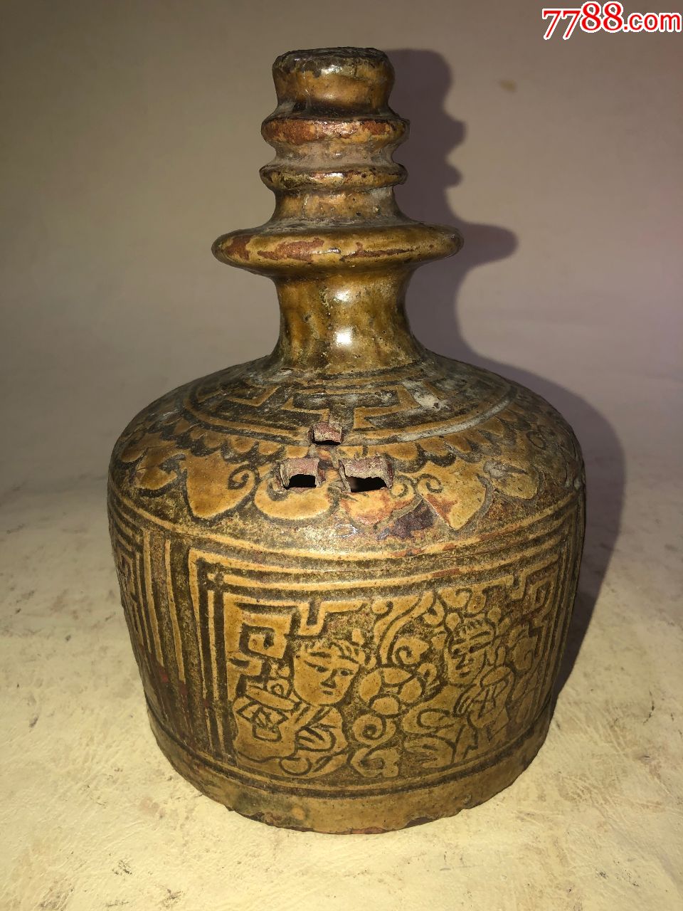 清代马口窑台灯