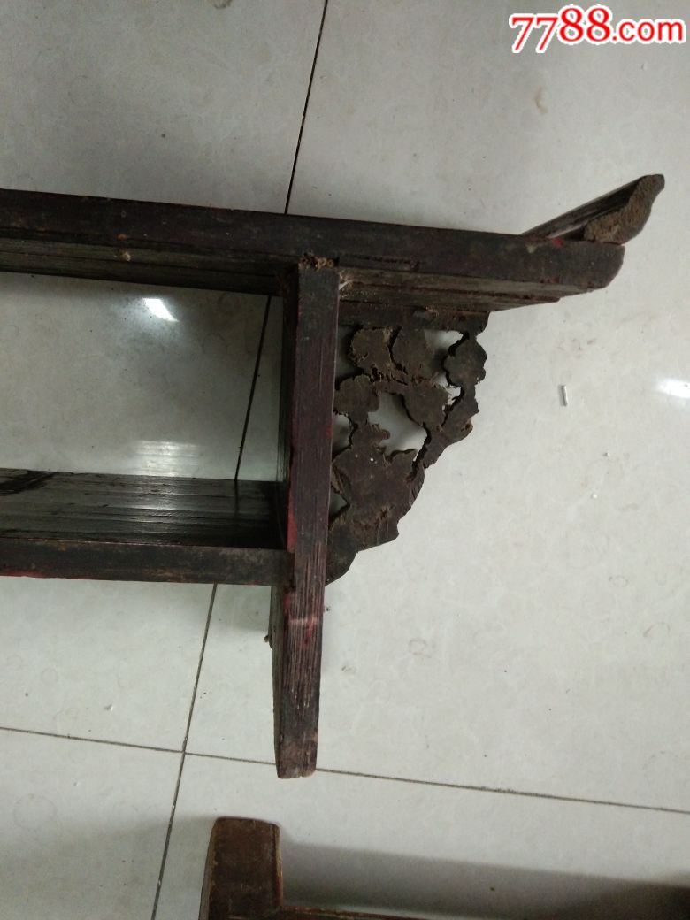 民国老木头桌机书架书机老家具瓷器摆件古董古玩老物件民俗杂项