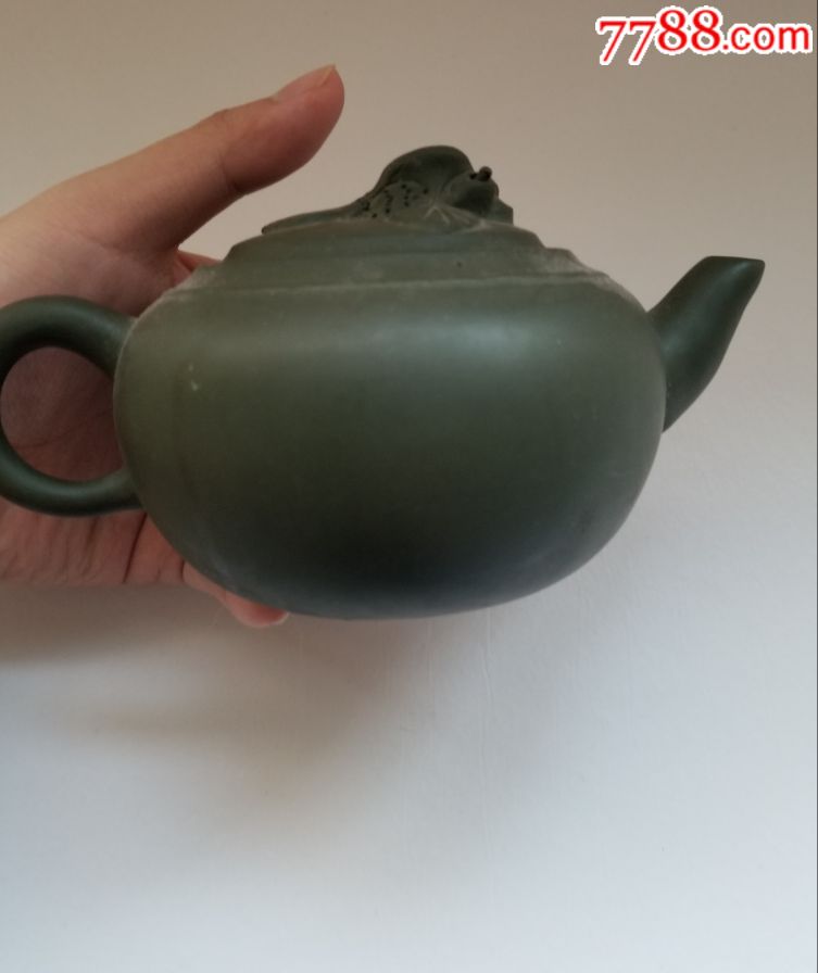 李帅元绿泥紫砂壶(紫砂艺苑)