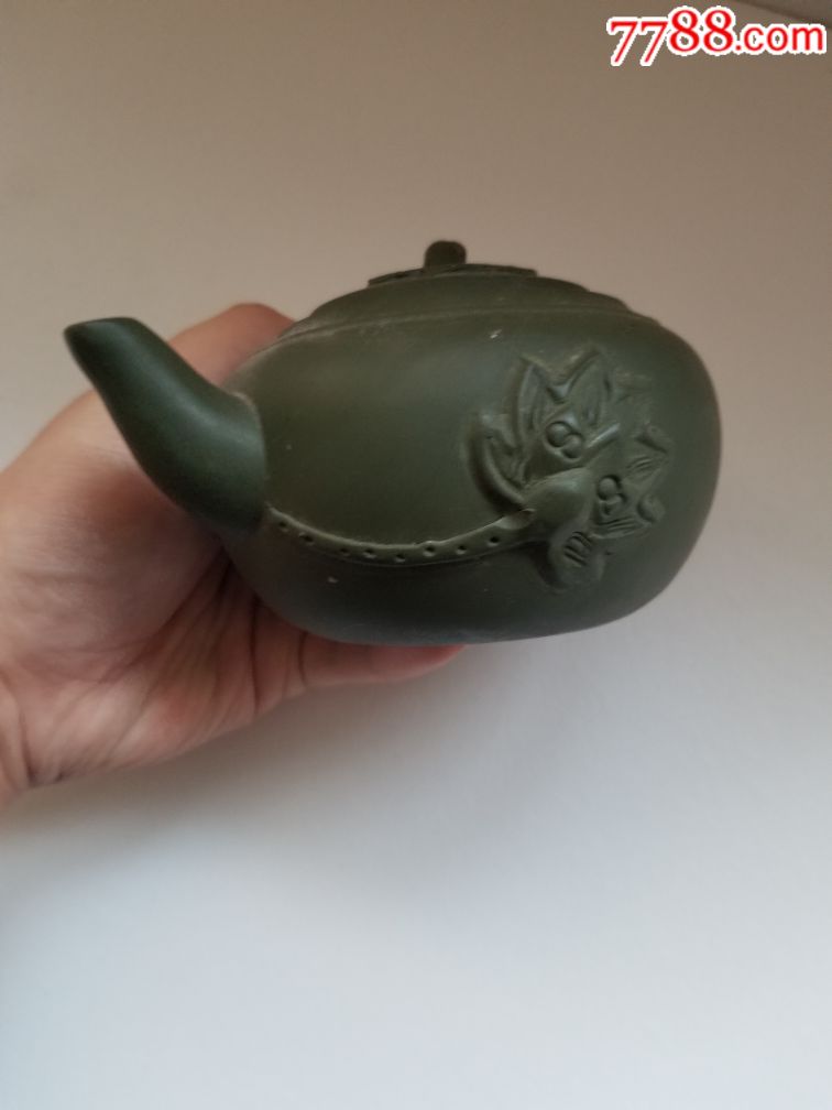 李帅元绿泥紫砂壶(紫砂艺苑)