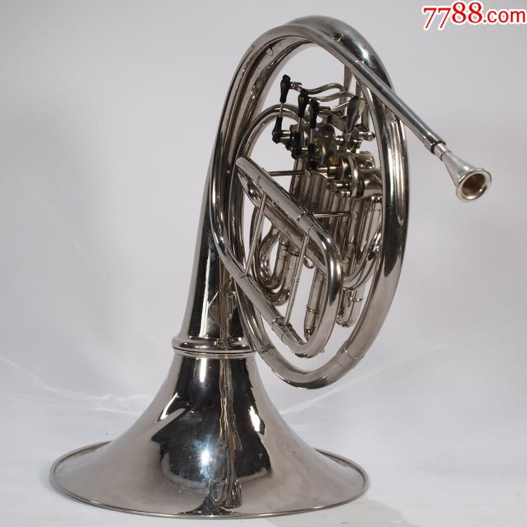 首页 零售 长号/圆号/短号 >> 8品老物件乐器银色二手圆号法国号带箱