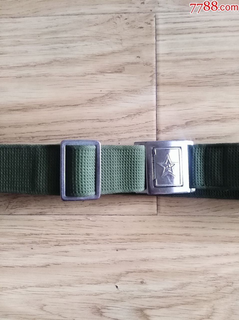一条近全新的65式制式帆布腰带