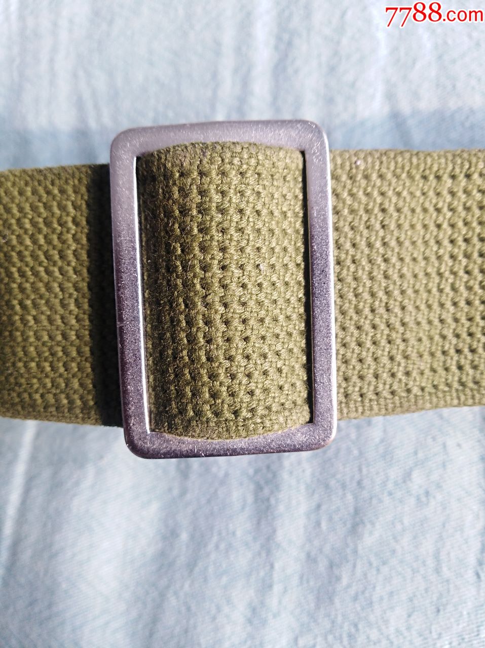 一条近全新的65式制式帆布腰带