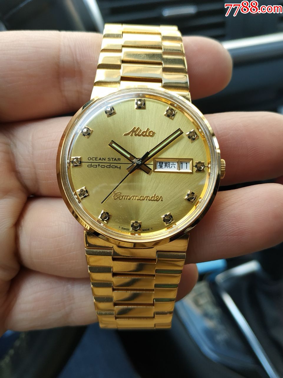 美度mido库存"指挥官"自动古董米度手表2836-2