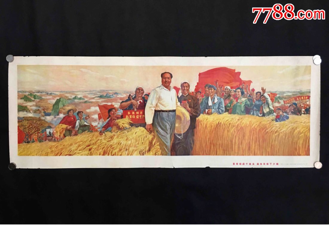 《喜看稻菽千重浪遍地英雄下夕烟》,长一开