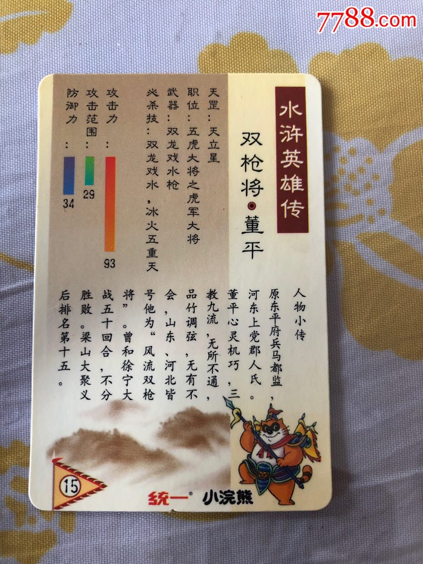 水浒英雄传-董平