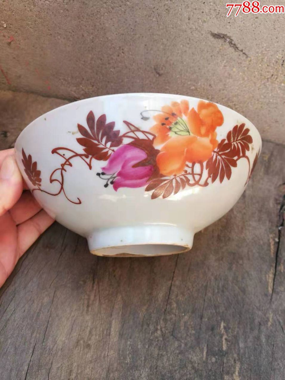 正宗醴陵花卉碗