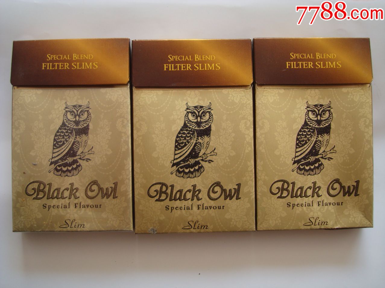 blackowl―――【越南·黑色猫头鹰】――细支3枚合售