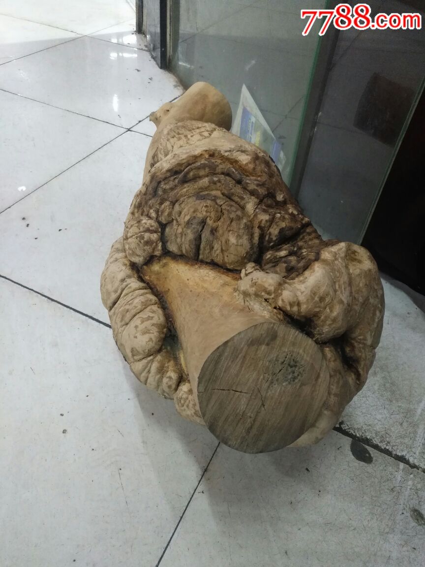 桦树树瘤根雕原料重20公斤