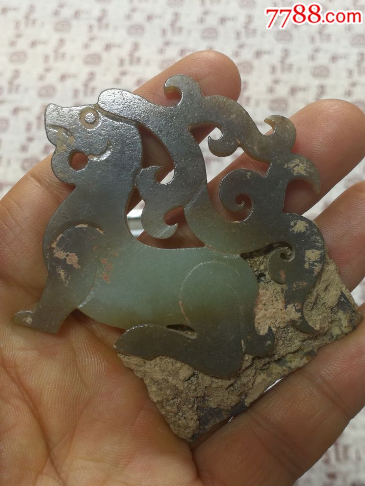 乡下收的战汉老玉鹿