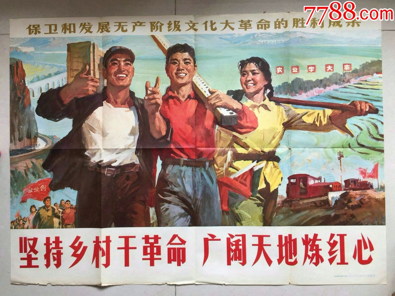 坚持乡村干革命广阔天地炼红心全开经典知青题材