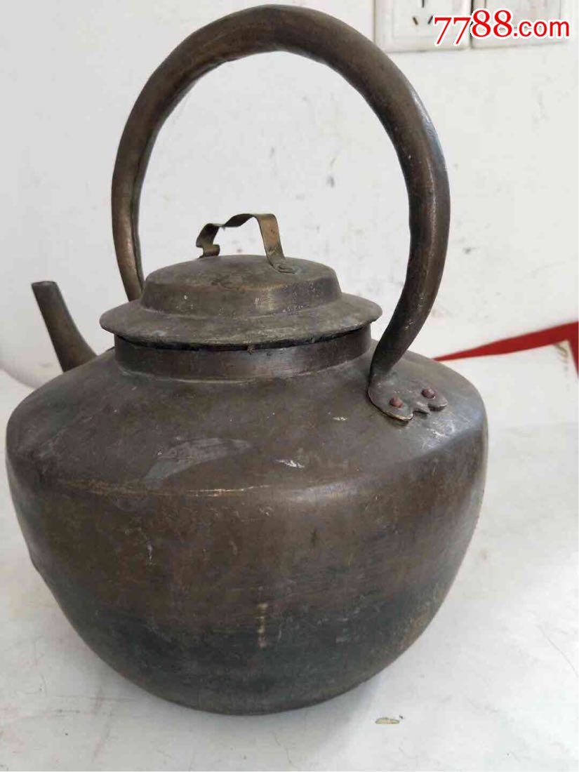 下乡收民国大铜壶保存完整包老