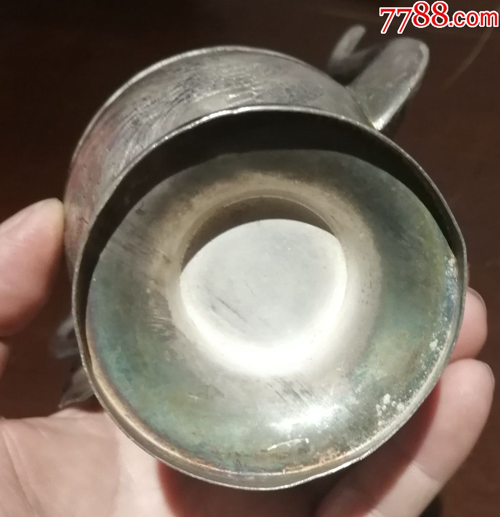民国纯银酒壶