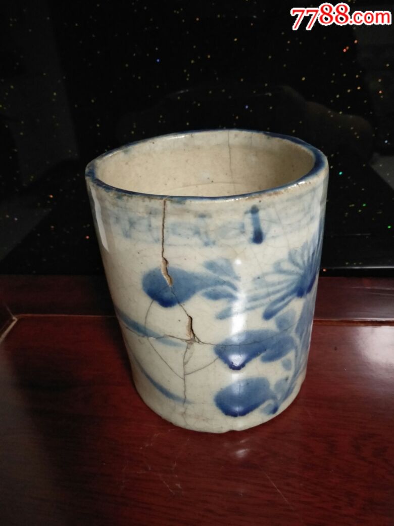 青花笔筒_青花瓷_收藏价格_鉴定交易_7788瓷器网
