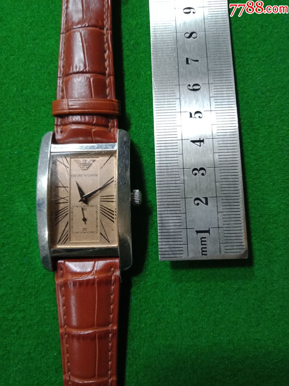 阿玛尼方形手表_手表/腕表_图片收藏_回收价格_7788手表收藏