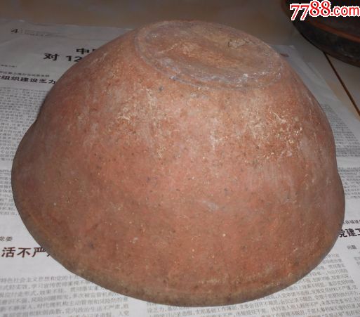 清大砂碗红陶碗老泥碗