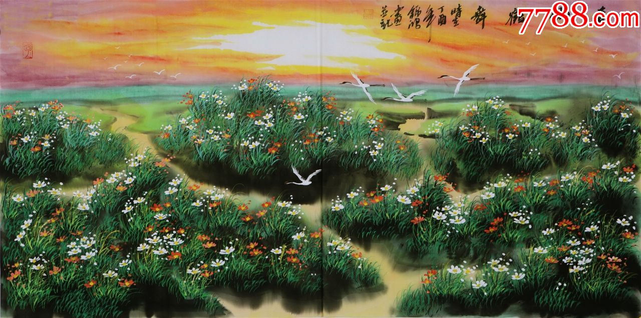 李锦鸿·四尺春景01_山水国画原作_承雨轩【7788收藏__收藏热线】