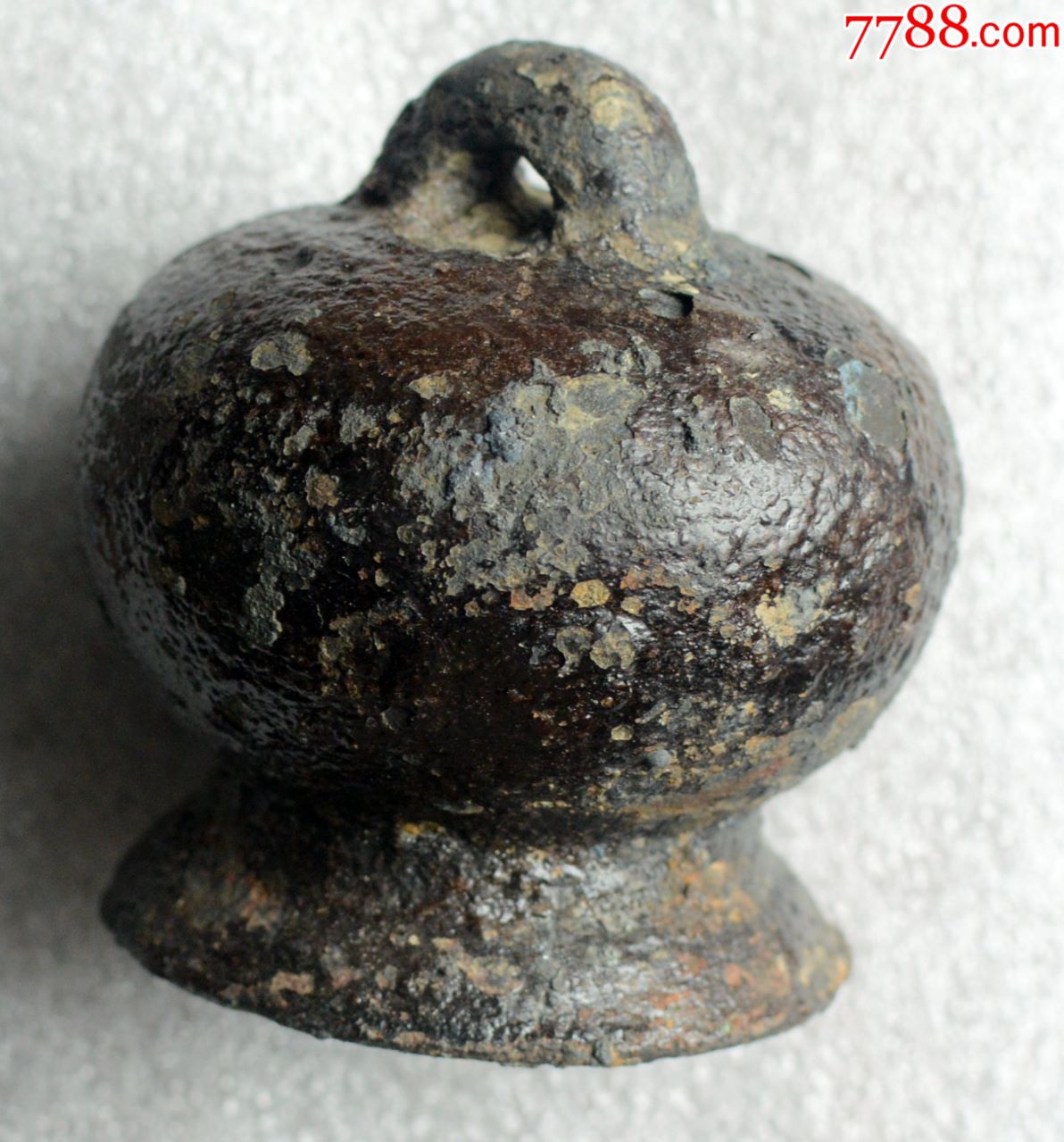 唐代灯笼式铁秤砣_价格650.0000元_第1张_7788收藏__中国收藏热线