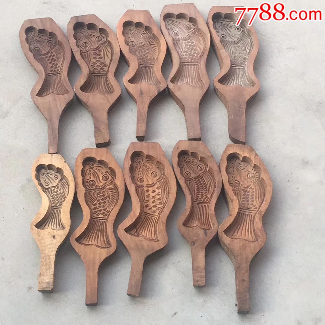 清代核桃木模具