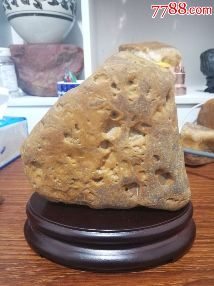 黄蜡石原石摆件