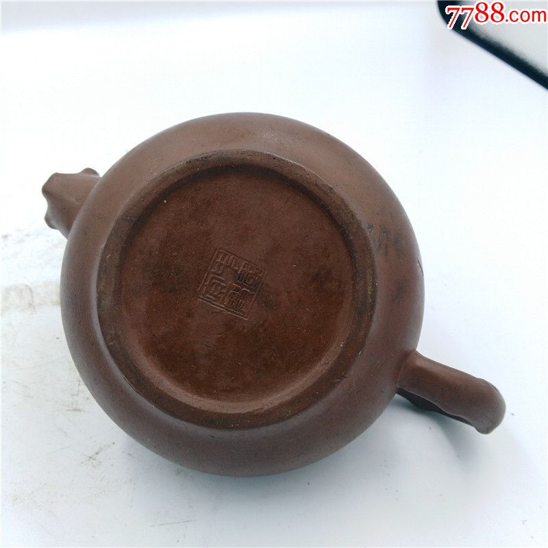 完整手工打造福字图带底款老茶壶紫砂壶老茶具茶艺展示茶道老物