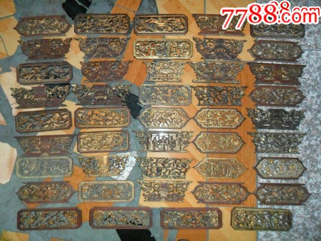 木雕花板44塊_價(jià)格1500元【瑞楓貨廊】_第2張_7788收藏__收藏?zé)峋€