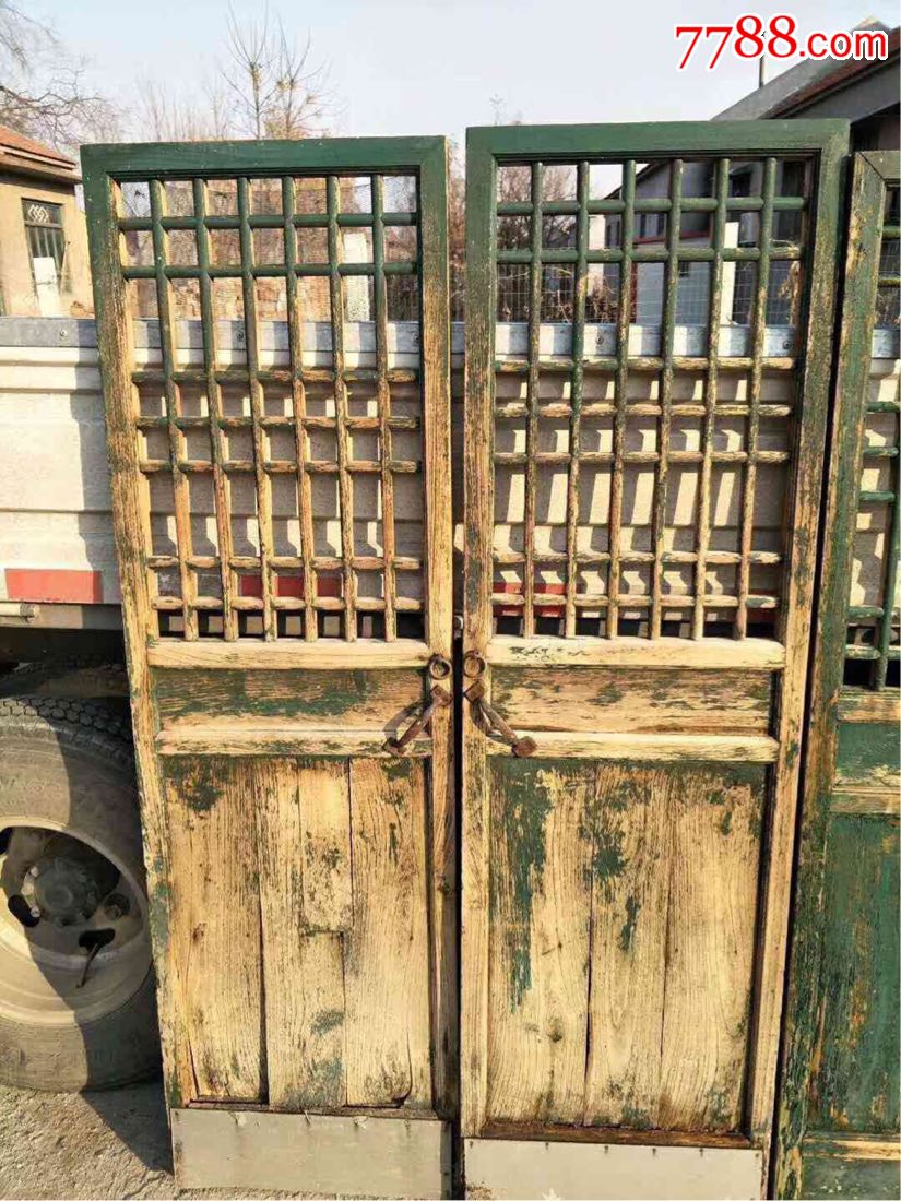 民国时期的老门扇两对10