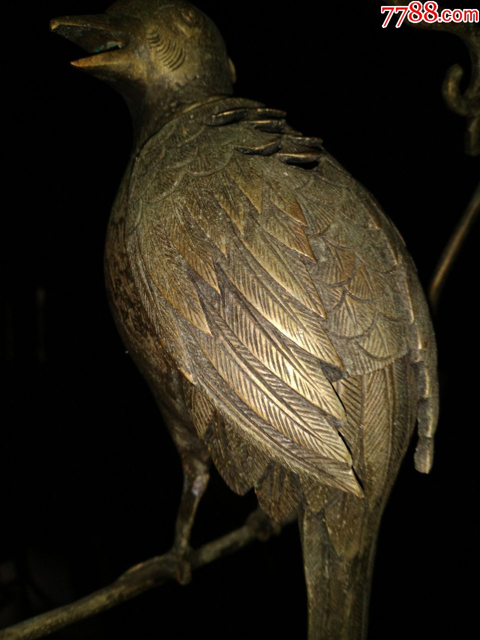 清朝铜饰鸟挂件,包老,全品,请仔细看图,品相自定