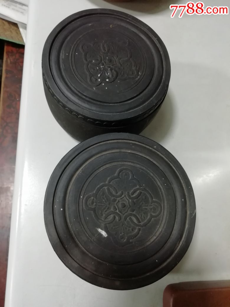 老蟋蟀盆一对(杨桂芬)