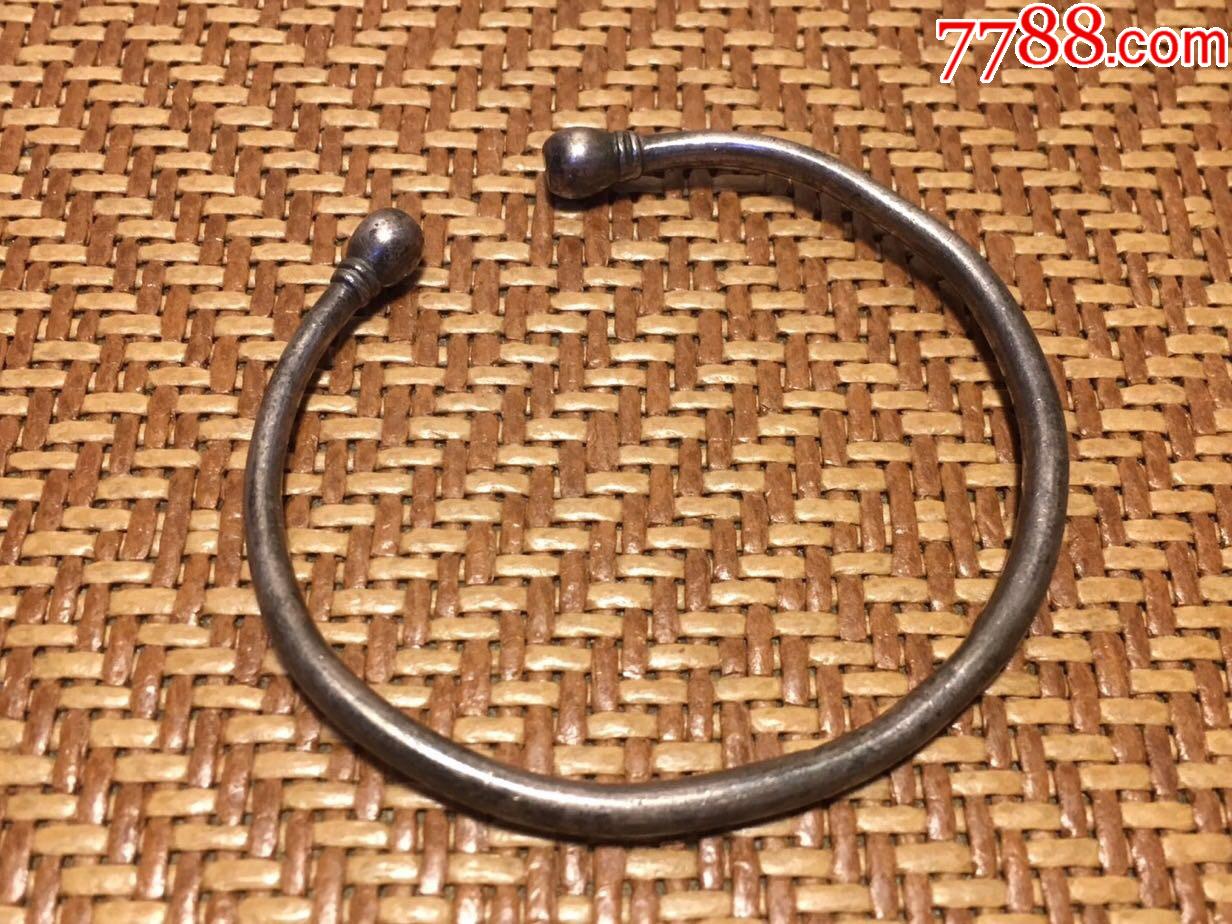 裕昌金店足纹老银镯子