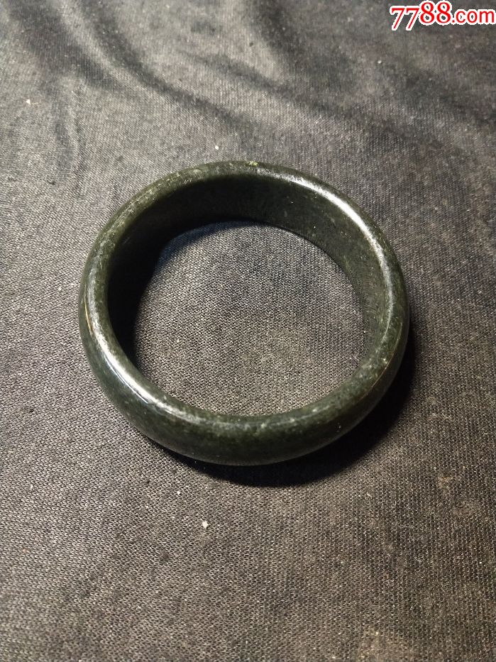 黑碧玉手镯,和田玉_第1张_7788和田玉收藏