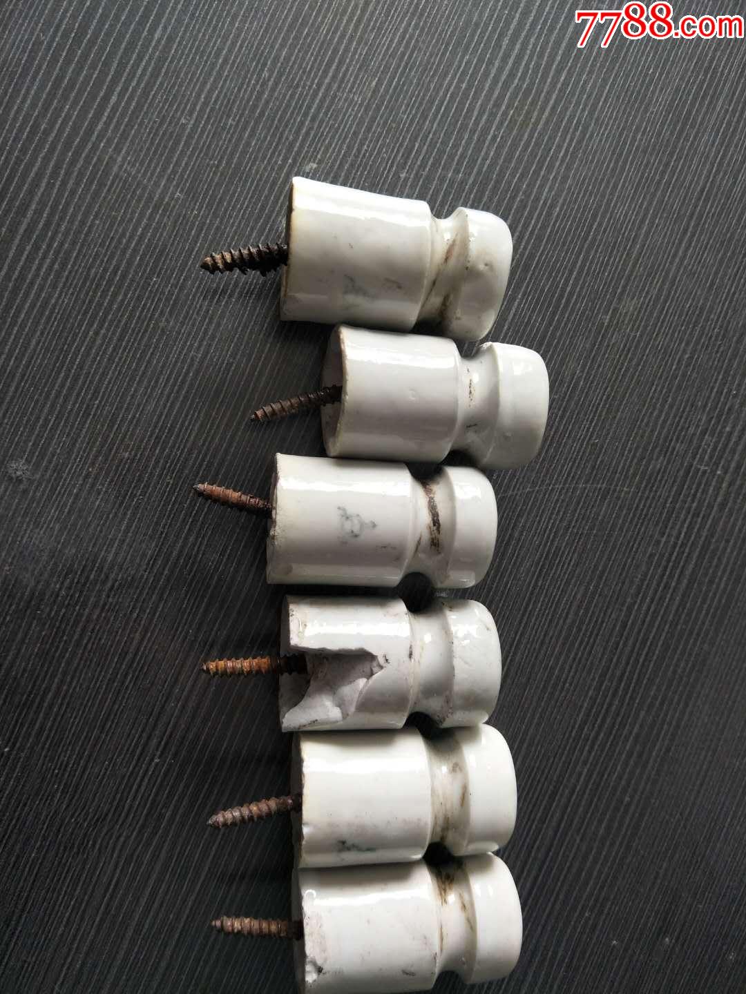 满洲时期瓷电葫芦一组