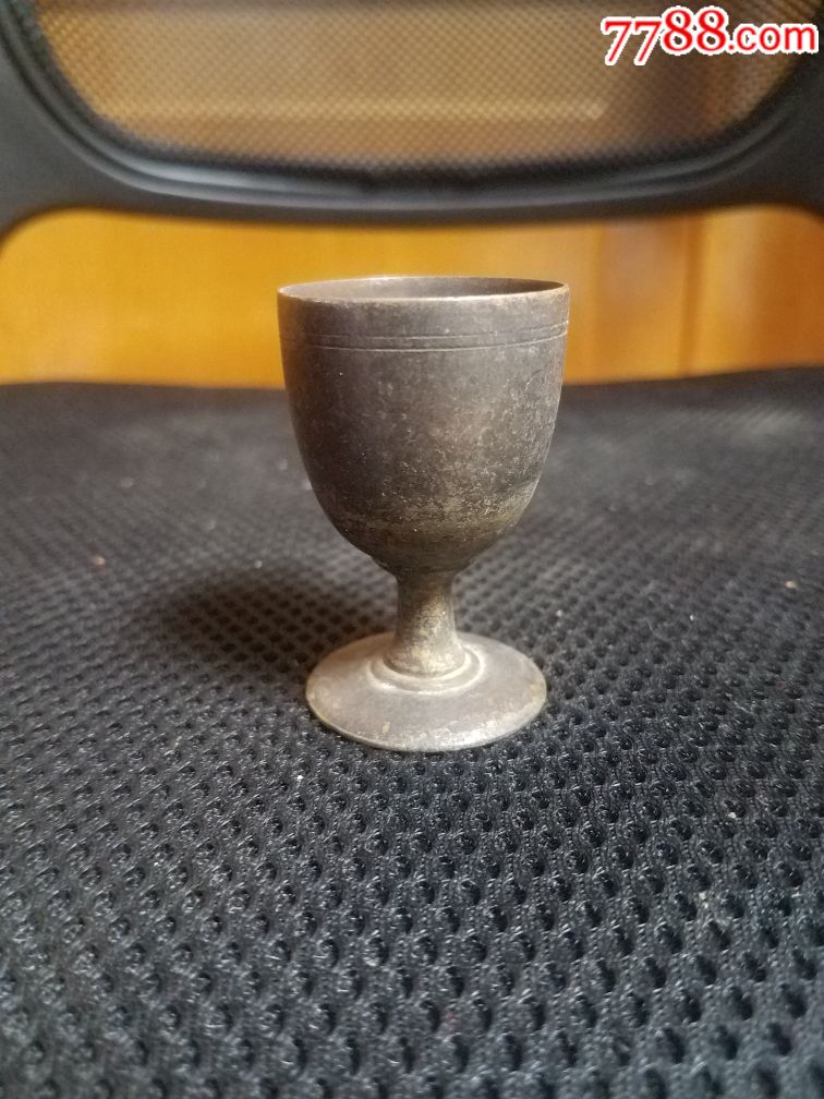 古玩铜件老铜酒杯完好少有器行漂亮