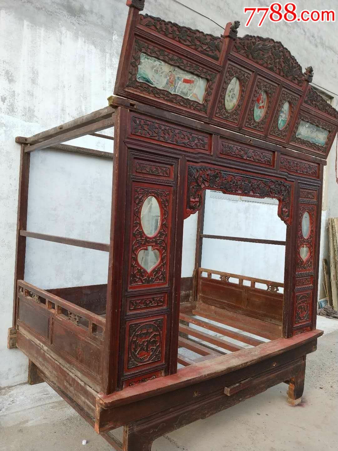 清朝时期的床图片