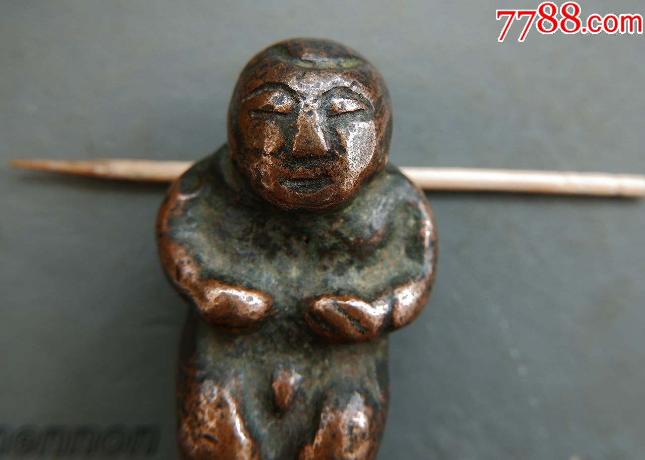 晚清民国小铜人_价格380.