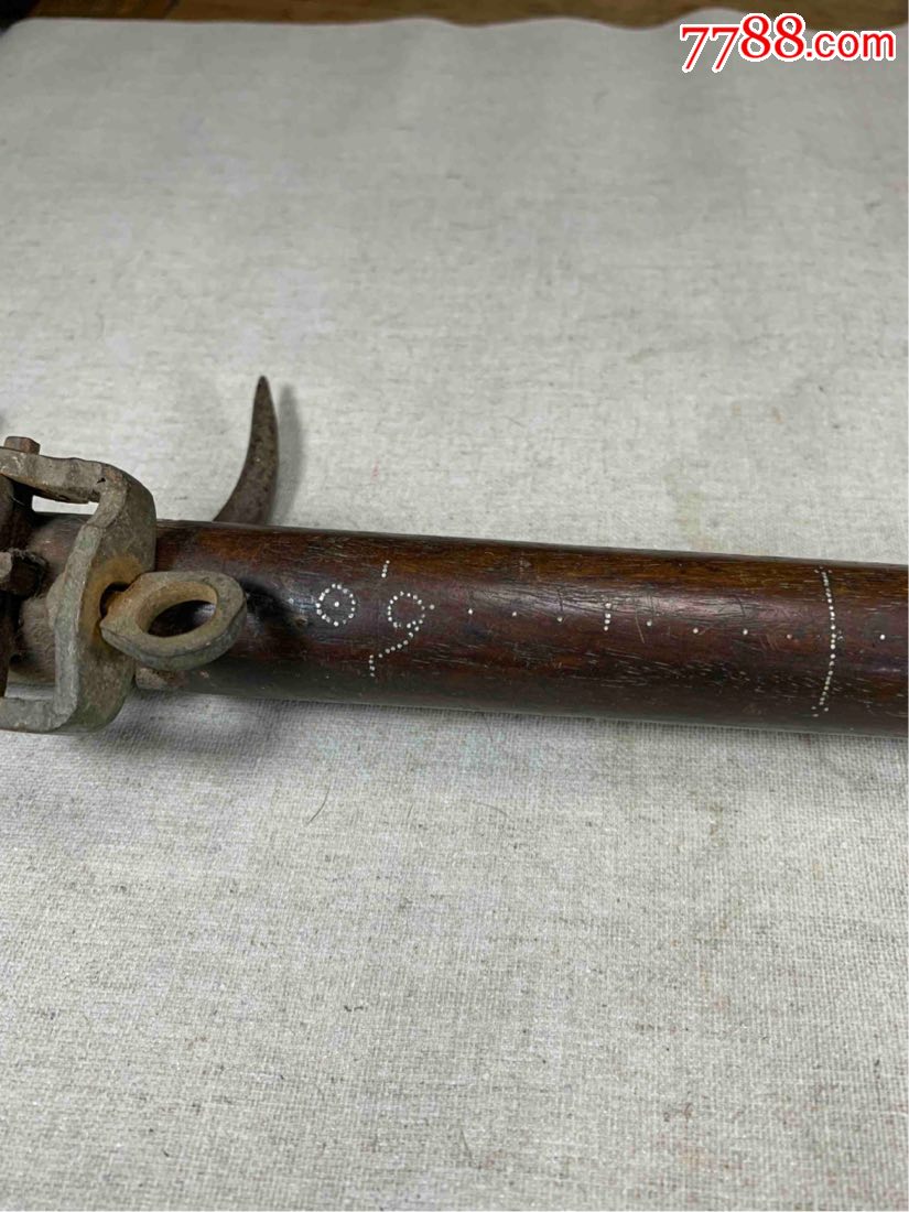 古董古玩收藏杂项清代老物件老秤杆老木称秤杆五百斤鸡翅木大杆秤