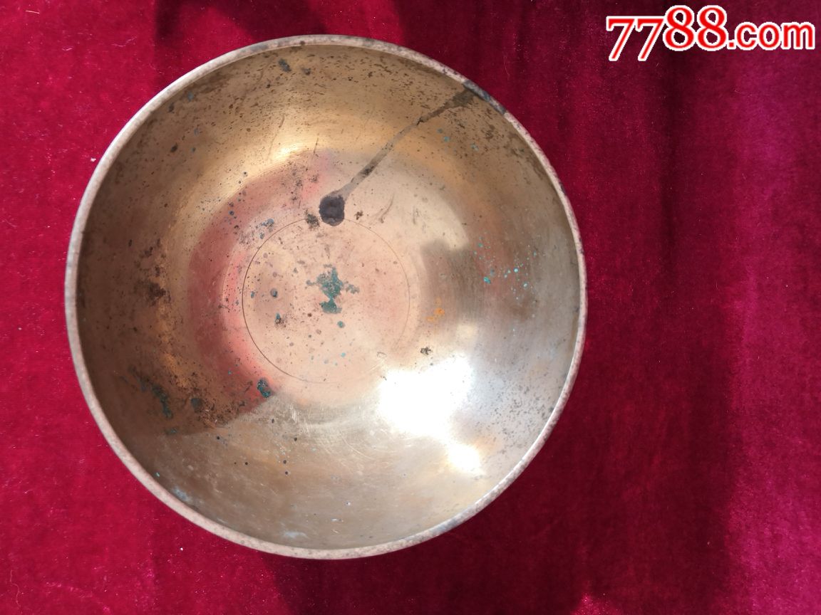 朝鲜老铜碗高丽铜碗朝鲜特大铜碗