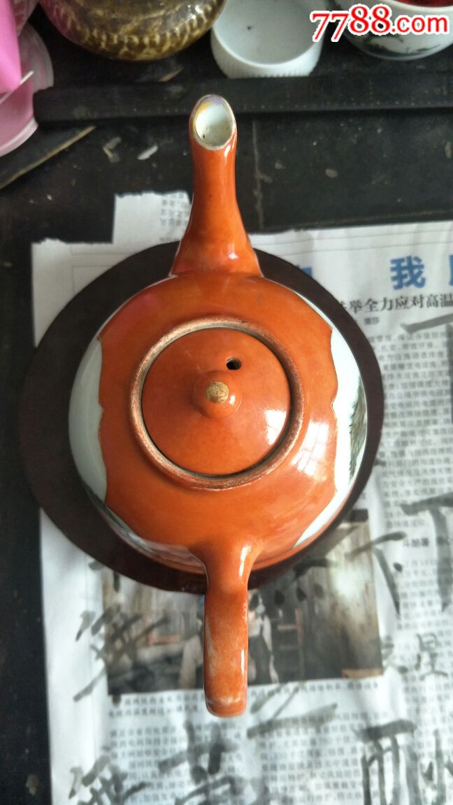 江西振发瓷社茶壶