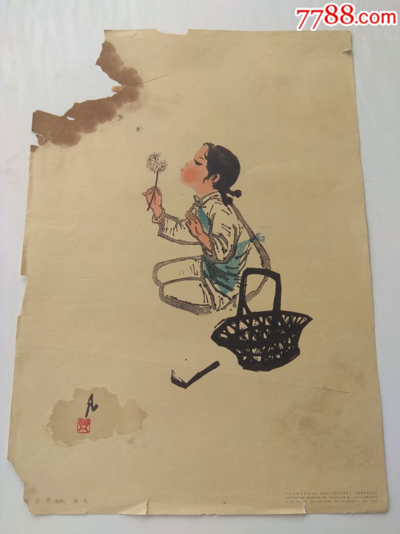 大师吴凡《蒲公英》59年人美.