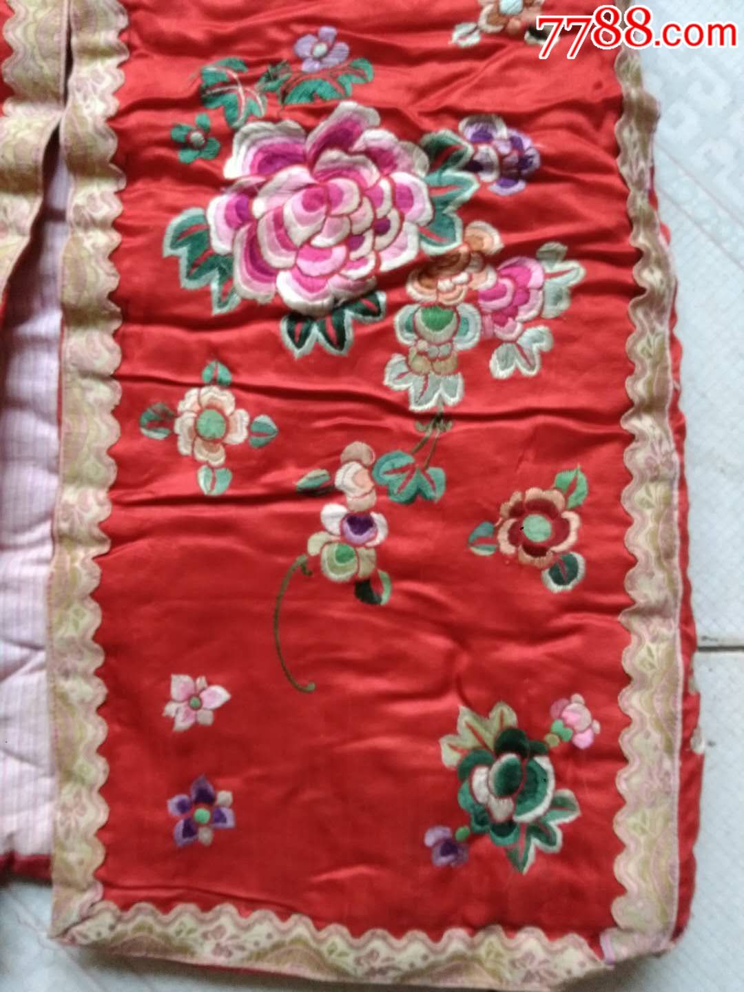 民国儿童刺绣棉披风(保老保真)