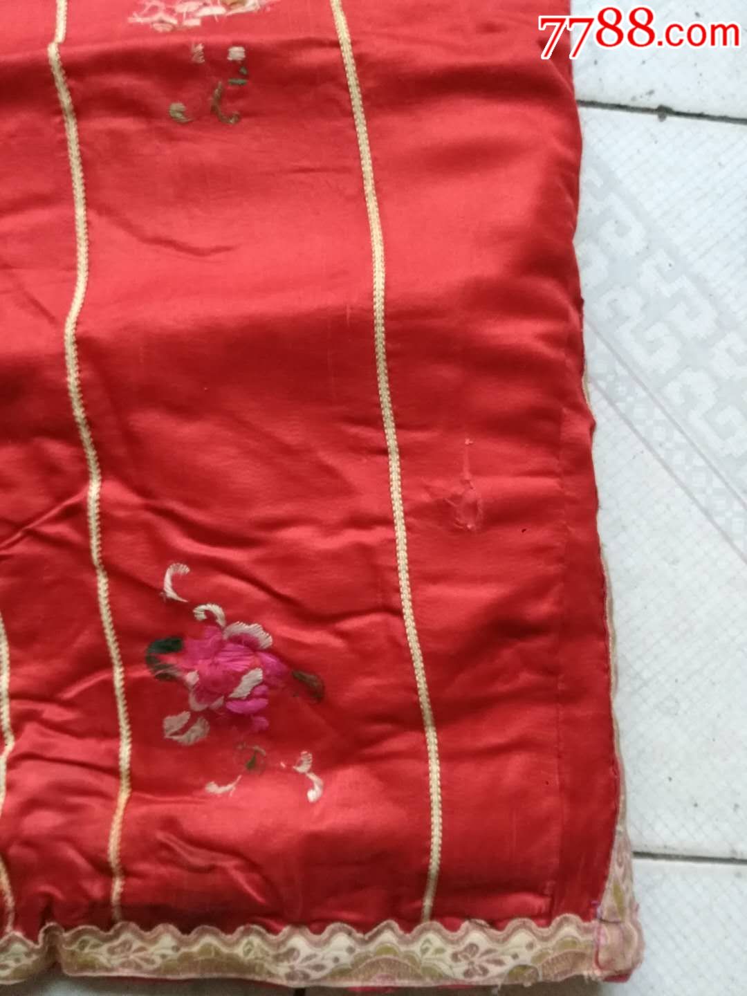 民国儿童刺绣棉披风(保老保真)