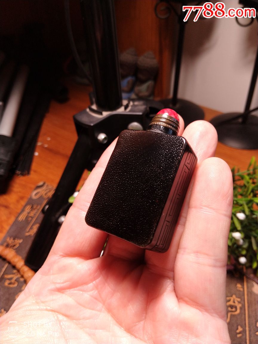 鼻烟壶把玩件手把件黑驴蹄子驴踢子文玩老货