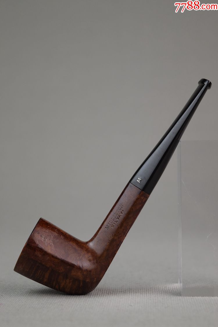 欧美古董收藏品美国烟具配件middleton石楠根二手老烟斗直斗包邮