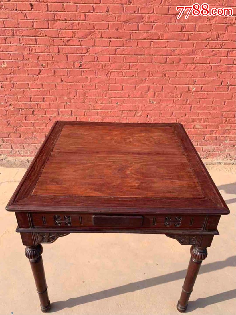 书房桌精品民国花梨木香红木书房桌茶桌