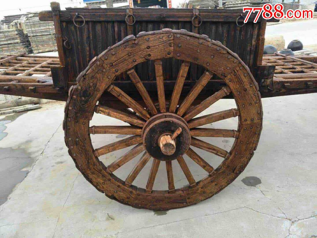 清代榆木老镖车