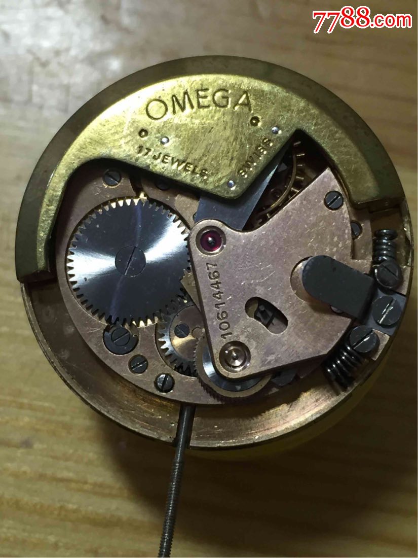 二手欧米茄手表拆机撞陀半自动机械机芯