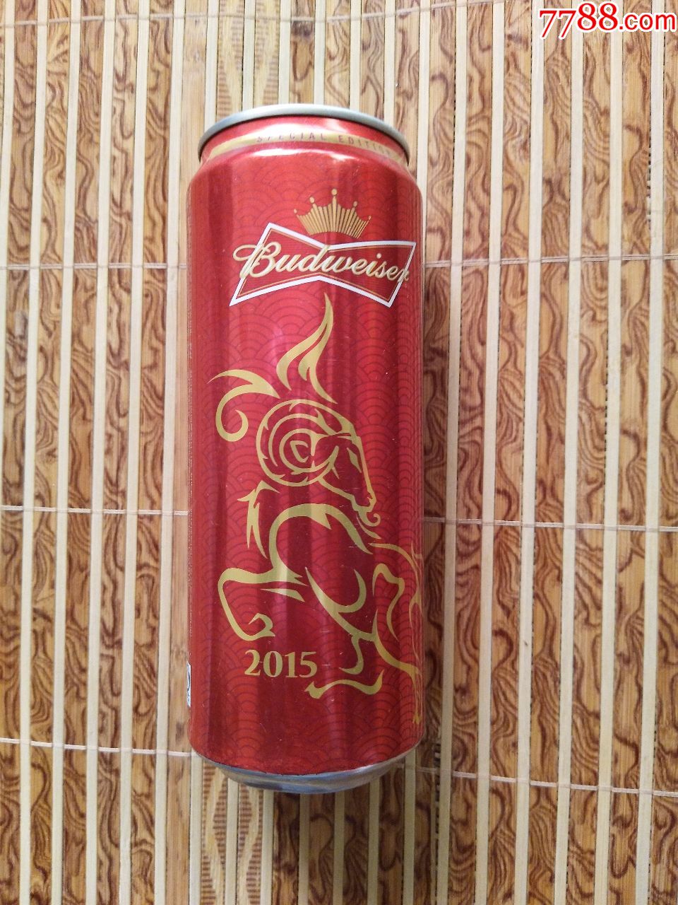 百威啤酒铝罐---9.7度---500ml--2015羊年纪念---为梦想干杯