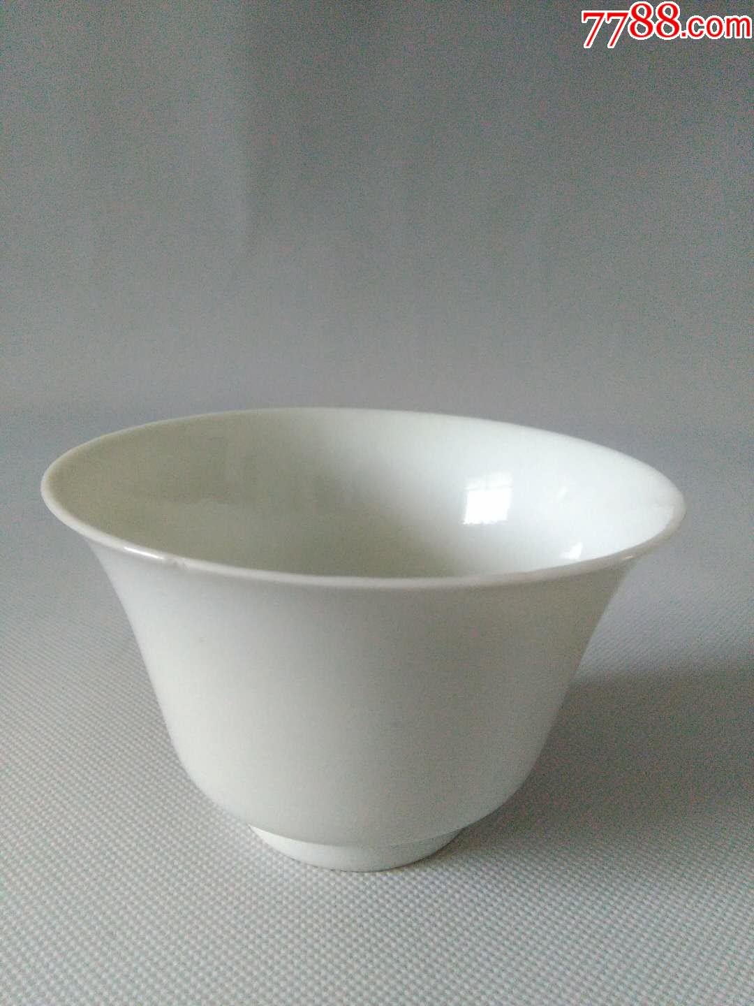 民国甜白釉小粥碗